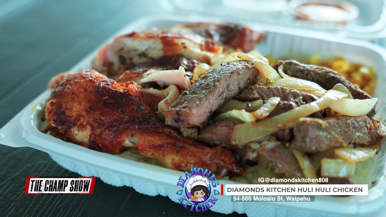 The Champ Show:  Diamonds Kitchen Huli Huli Chicken